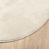 vidaXL Rug OVIEDO Short Pile Beige &Oslash; 100 cm