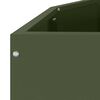 vidaXL Planter Olive Green 120 x 60 x 35 cm Steel