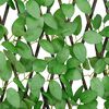 vidaXL Artificial Ivy Trellis Expandable 5 pcs Green 180x65 cm