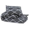 vidaXL Duvet Cover Set Grey 260x240 cm Cotton