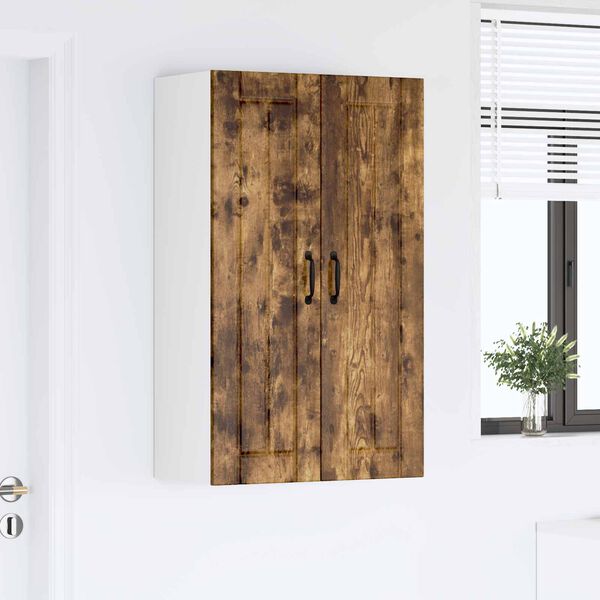 vidaXL Kitchen Cabinet Smoked Oak 60 x 31 x 100 cm Engineered Wood