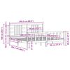 vidaXL Bed Frame without Mattress 200x200 cm Solid Wood Pine