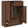 vidaXL Sideboard with Drawers and Doors Brown Oak 73x31x90 cm