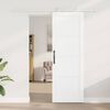 vidaXL Sliding Door ORKDAL White 73.5 x 211 cm Solid Pine Wood