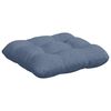 vidaXL Seat Cushions 4 pcs Blue 40 x 40 cm Corduroy Fabric