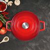 Livoo Casserole Round 24 cm 4 L Red