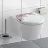 SCH&Uuml;TTE Toilet Seat with Soft-Close FLOWERS & WOOD