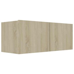 vidaXL TV Cabinet | Sonoma Oak | Engineered Wood | 80x30x30 cm | TV Cabinet
