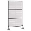 vidaXL Privacy Screen Grey 100 x 50 x 180 cm Steel