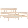 vidaXL Bed Frame without Mattress 200x200 cm Solid Wood