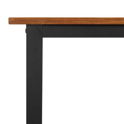 vidaXL Garden Table with U-shaped Legs 140x80x75 cm Solid Wood Acacia