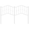 vidaXL Metal Headboard White 140 cm