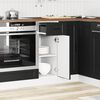 vidaXL Kitchen Base Cabinet&nbsp;Porto Black Engineered Wood