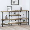 vidaXL Console Table Artisan oak 160 x 29 x 80 cm Engineered wood