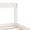 vidaXL Kids Bed Frame White 70x140 cm Solid Wood Pine
