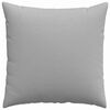 vidaXL Sofa Pillows 2 pcs Grey 80 x 80 cm Fabric