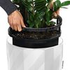 LECHUZA Planter DIAMANTE Premium ALL-IN-ONE Diameter 40 cm Matte White