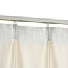vidaXL Blackout Curtain with Hooks Velvet Cream 290x245 cm