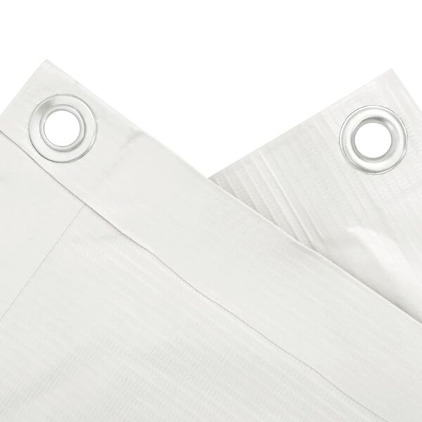 vidaXL Balcony Privacy Screen White 400x120 cm PVC