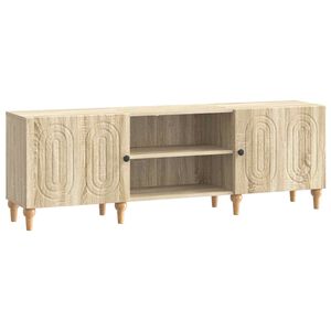 vidaXL TV Cabinet Sonoma Oak 150 x 31 x 50 cm Engineered Wood