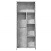 vidaXL Highboard Concrete Grey 70x35x180 cm Engineered Wood