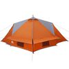 vidaXL Teepee Tent with Roof Grey and Orange 388 x 320 x 169 cm