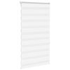 vidaXL Zebra Blind White 90x150 cm Fabric Width 85.9 cm Polyester