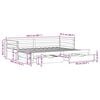 vidaXL Daybed with Drawers without Mattress 90x200 cm Solid Wood