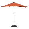 vidaXL Garden Parasol Terracotta 294 x 150 x 223 cm