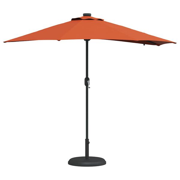 vidaXL Garden Parasol Terracotta 294 x 150 x 223 cm