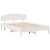 vidaXL Bed Frame without Mattress White 120x200 cm Solid Wood Pine