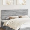vidaXL Headboard with Headboard Grey Sonoma 180 cm Engineered wood