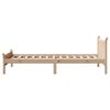 vidaXL Bed Frame without Mattress 90x190 cm Single Solid Wood Pine