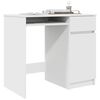vidaXL Desk White 86x49x76 cm Engineered Wood