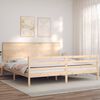vidaXL Bed Frame without Mattress 200x200 cm Solid Wood
