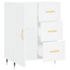 vidaXL Sideboard White 69.5x34x90 cm Engineered Wood