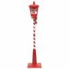 vidaXL Chirstmas Street Lamp with 2 Lanterns Red 40.5 x 80 x 188 cm