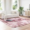 vidaXL Shaggy Rug High Pile NAVARRA Dusty Pink 240x240 cm Polyester