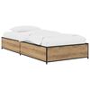 vidaXL Bed Frame Artisan Oak 80 x 200 cm Engineered Wood