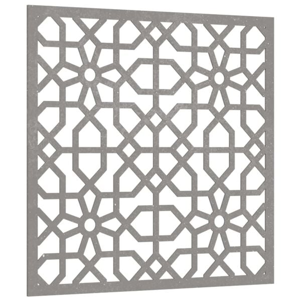 vidaXL Garden Wall Decoration 55x55 cm Corten Steel Moorish Design