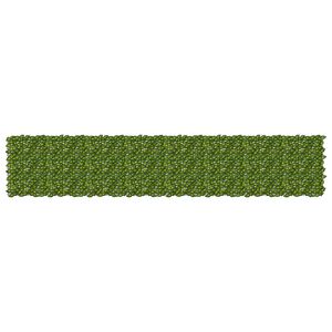 vidaXL Balcony Screen with Leaves Green and Yellow 400 x 75 cm