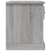 vidaXL Bedside Cabinet Grey Sonoma 39x39x47.5 cm Engineered Wood