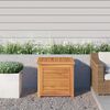vidaXL Garden Storage Box with Bag 60x50x58 cm Solid Wood Teak