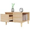 vidaXL Coffee Table Sonoma Oak 55x55x36.5 cm Engineered Wood