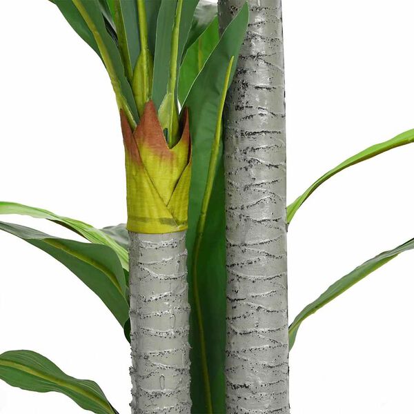 vidaXL Artificial Dracaena Tree 36 Leaves 120 cm Green