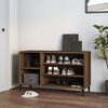 vidaXL Shoe Cabinet Brown Oak 102x36x60 cm Engineered Wood