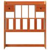 vidaXL Headboard with Storage Wax Brown 75 cm Solid Wood Pine