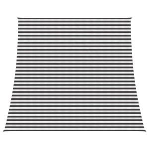 vidaXL Sunshade Sail Anthracite and White 4 / 5 x 4 m HDPE