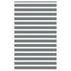 vidaXL Zebra Blind Dark Grey 150x230 cm Fabric Width 145.9 cm Polyester