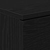vidaXL Bedside Cabinet 2 pcs Black Oak 40 x 65 x 65 cm Engineered Wood
